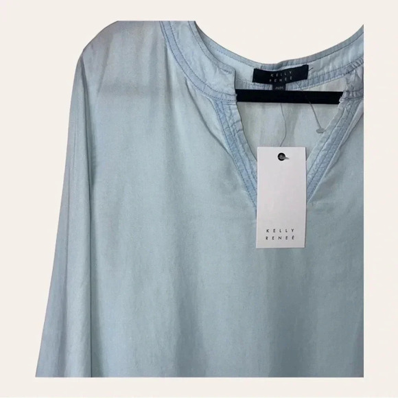 Women’s KELLY‎ RENEE BLOUSE LONG SLEEVE SIZE MEDIUM - Picture 4 of 11